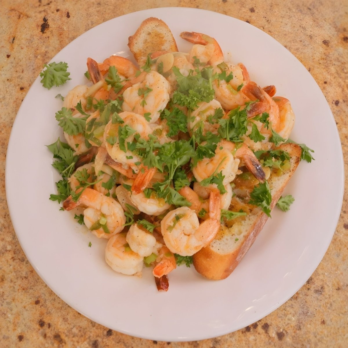 Garlic-Lime Tequila Shrimp with Crostini Recipe