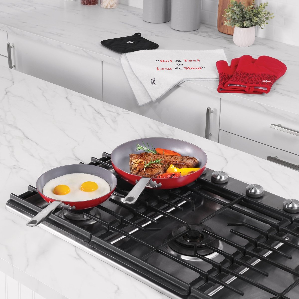 Ceramic Cookware 2 Piece Set