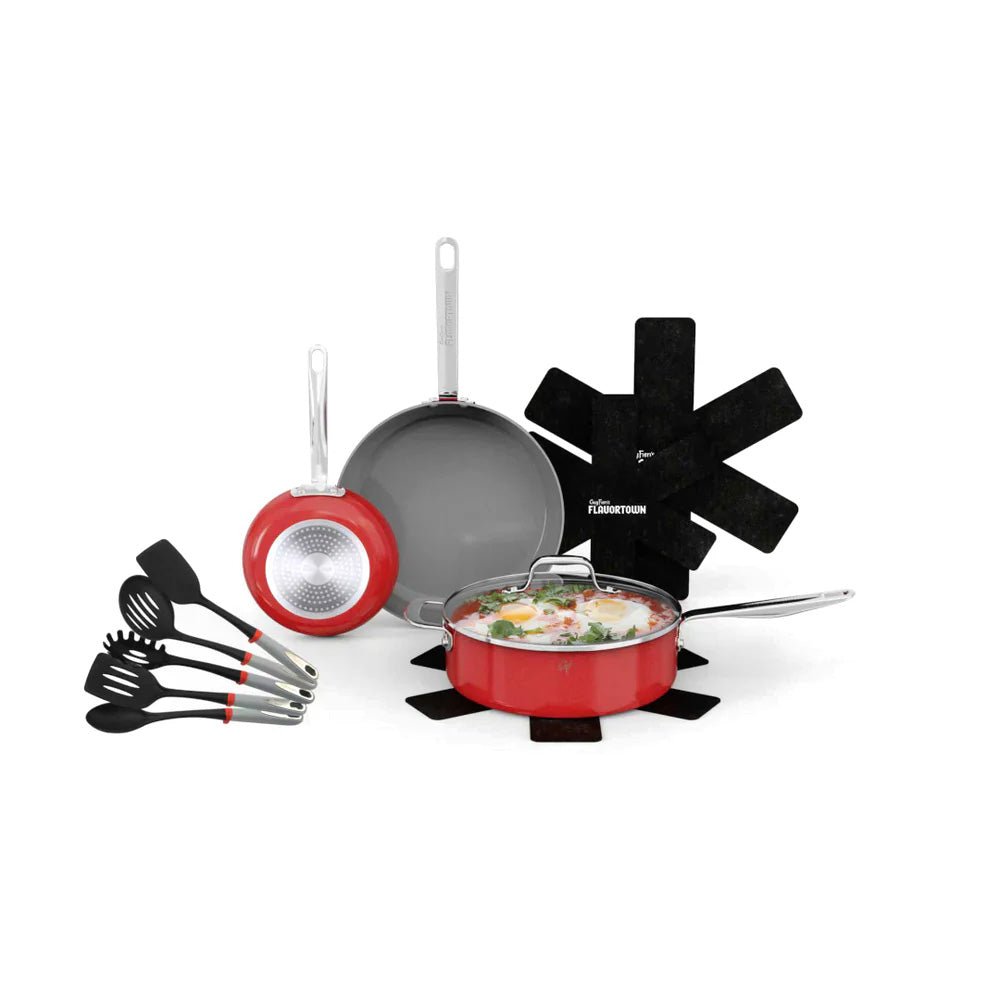 Ceramic Cookware 12 Piece Set