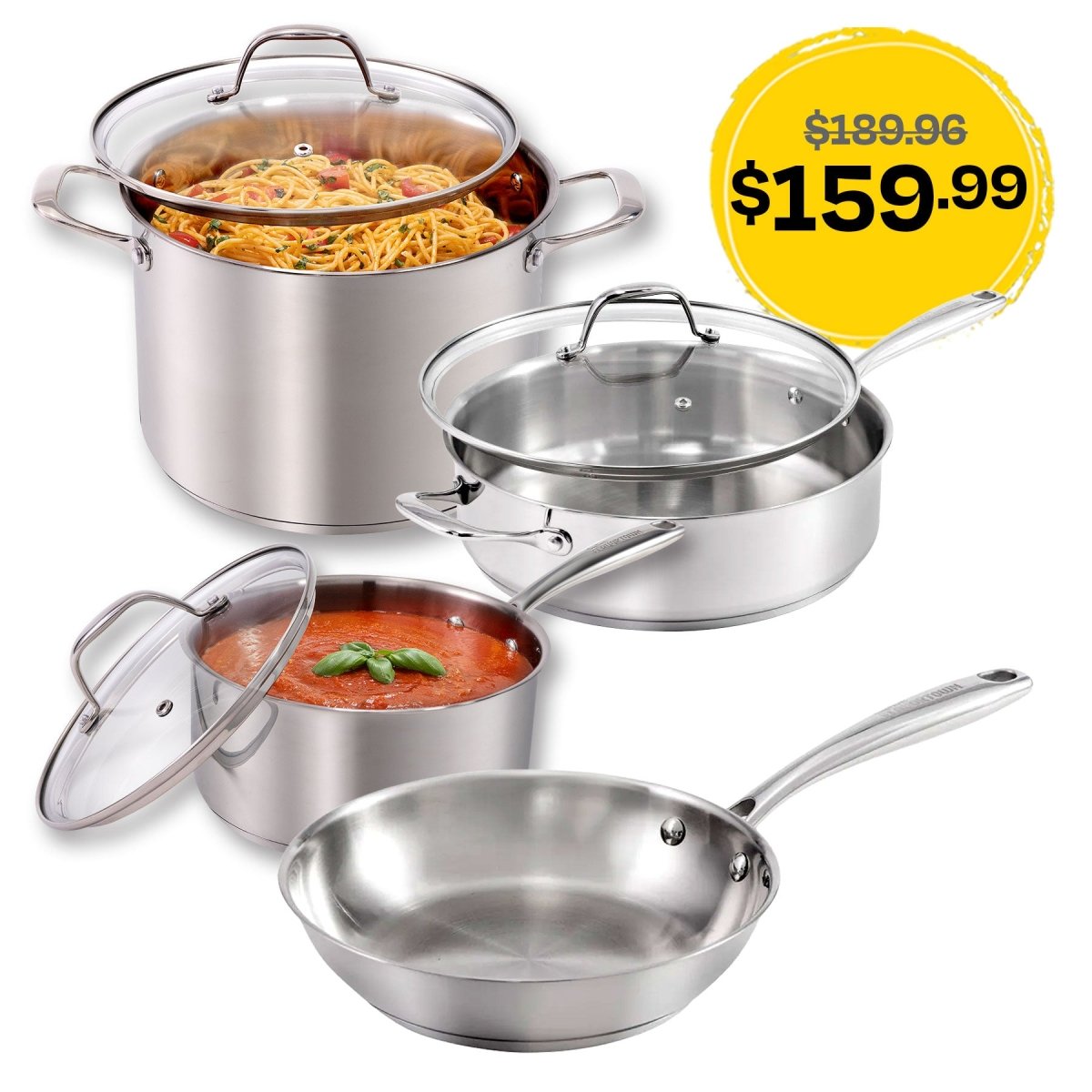 Flavortown Stainless Steel 7 Piece Set
