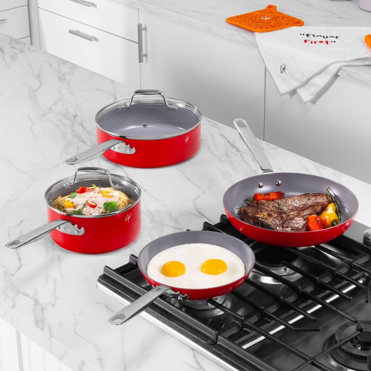 Ceramic Cookware 2 Piece Set