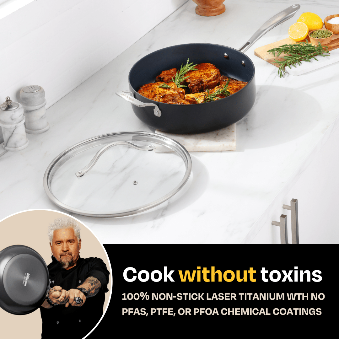 Flavortown 5qt Sauce Pan - Cook Without Toxins