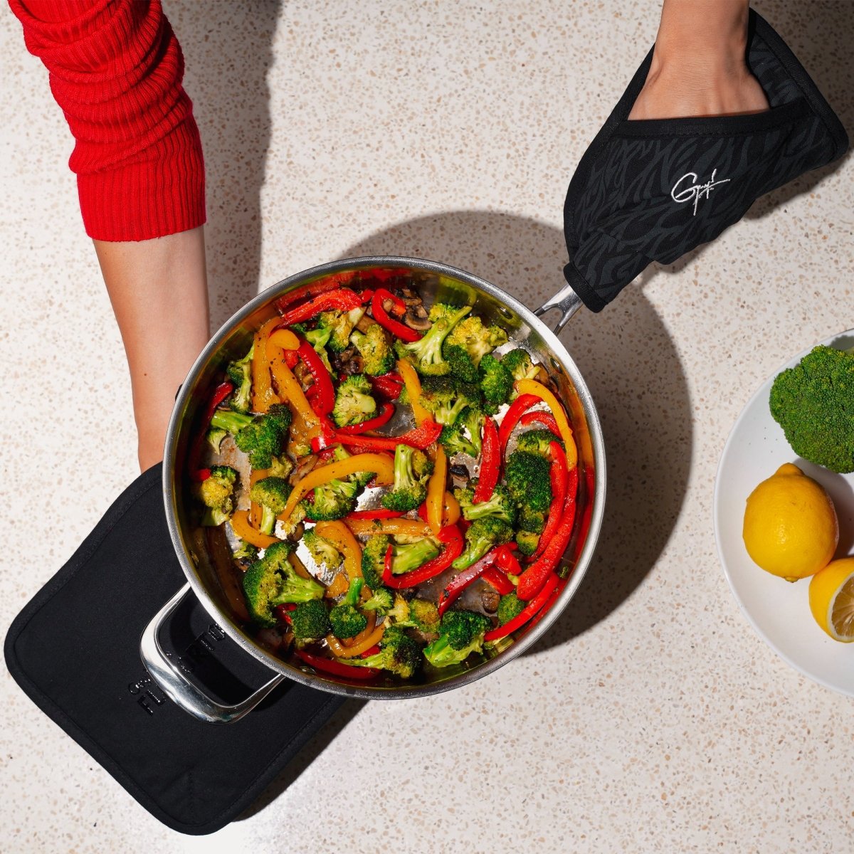 Flame Potholders: 2-Pack