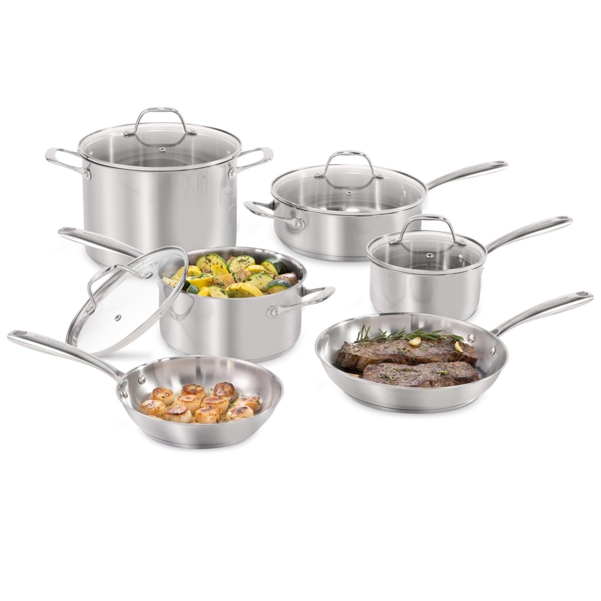 Stainless Steel 10 Piece Set