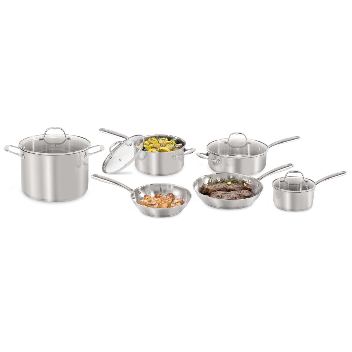 Stainless Steel 10 Piece Set