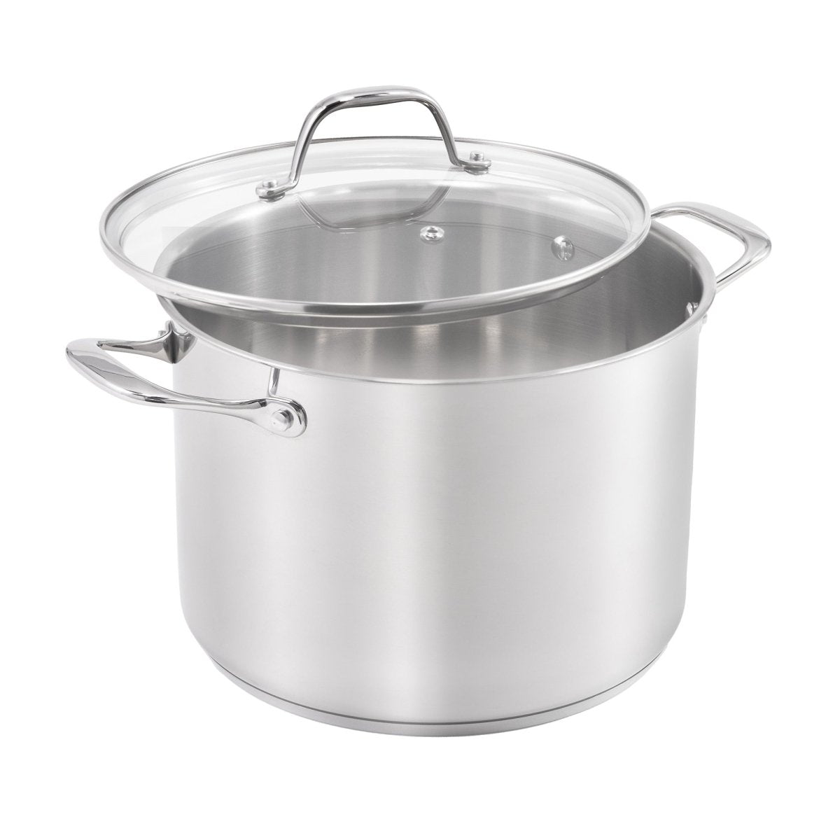 Stainless Steel 8qt Stock Pot with Glass Lid