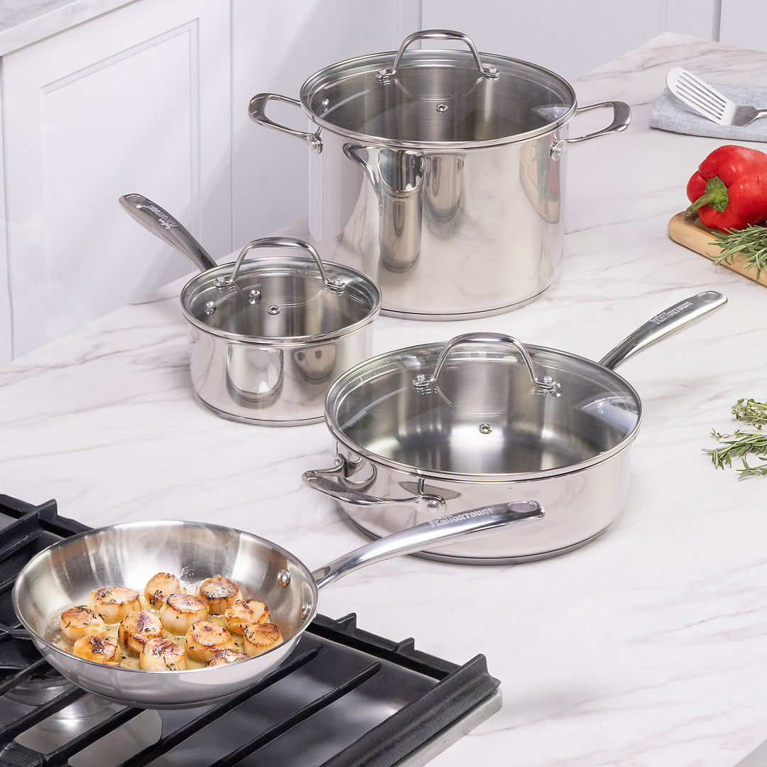 Stainless Steel 7 Piece Set