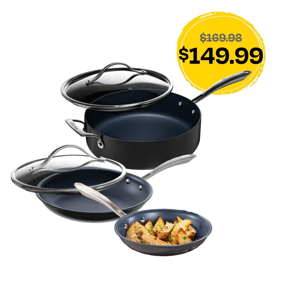 Laser Titanium™ 5 Piece Set