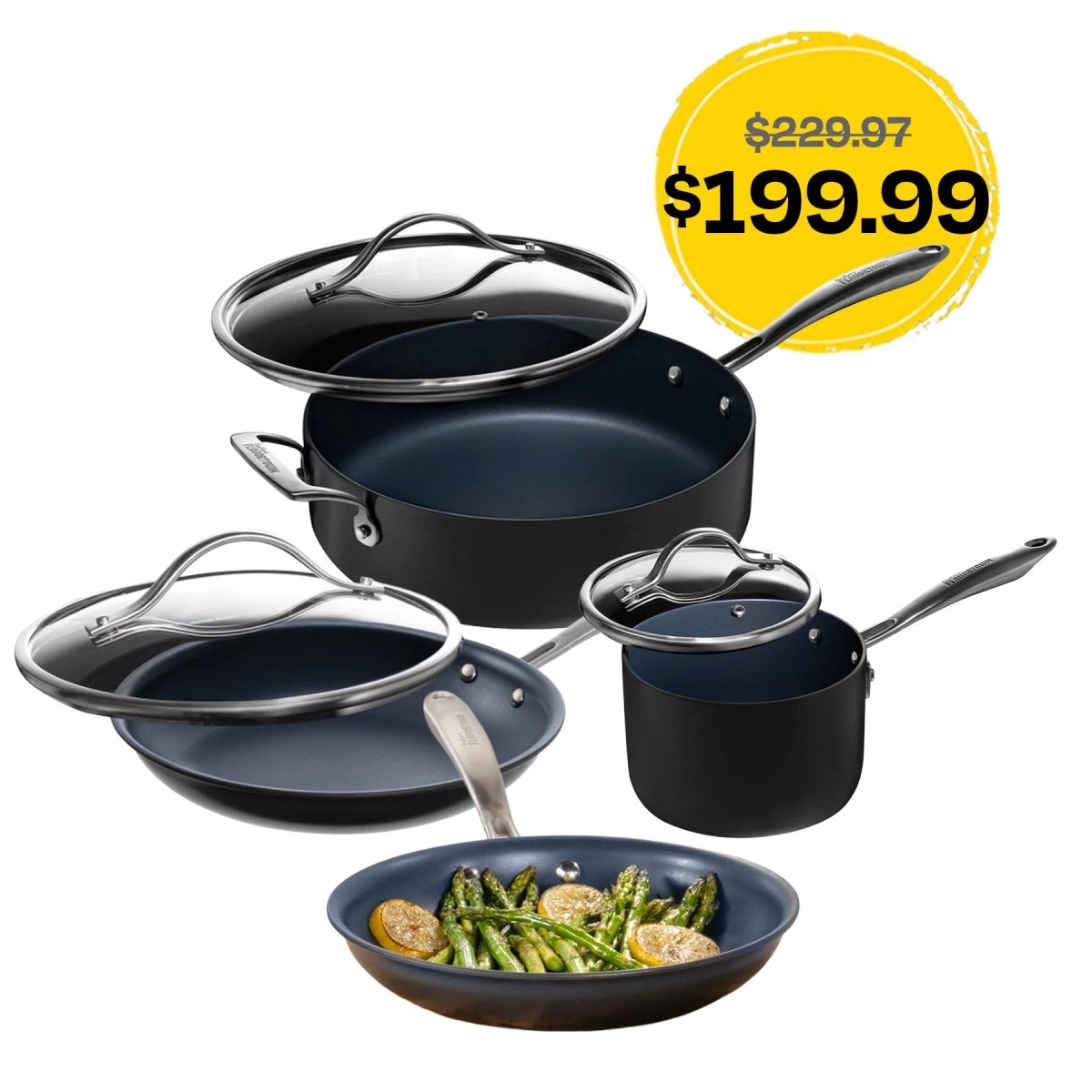 Laser Titanium™ 7 Piece Set